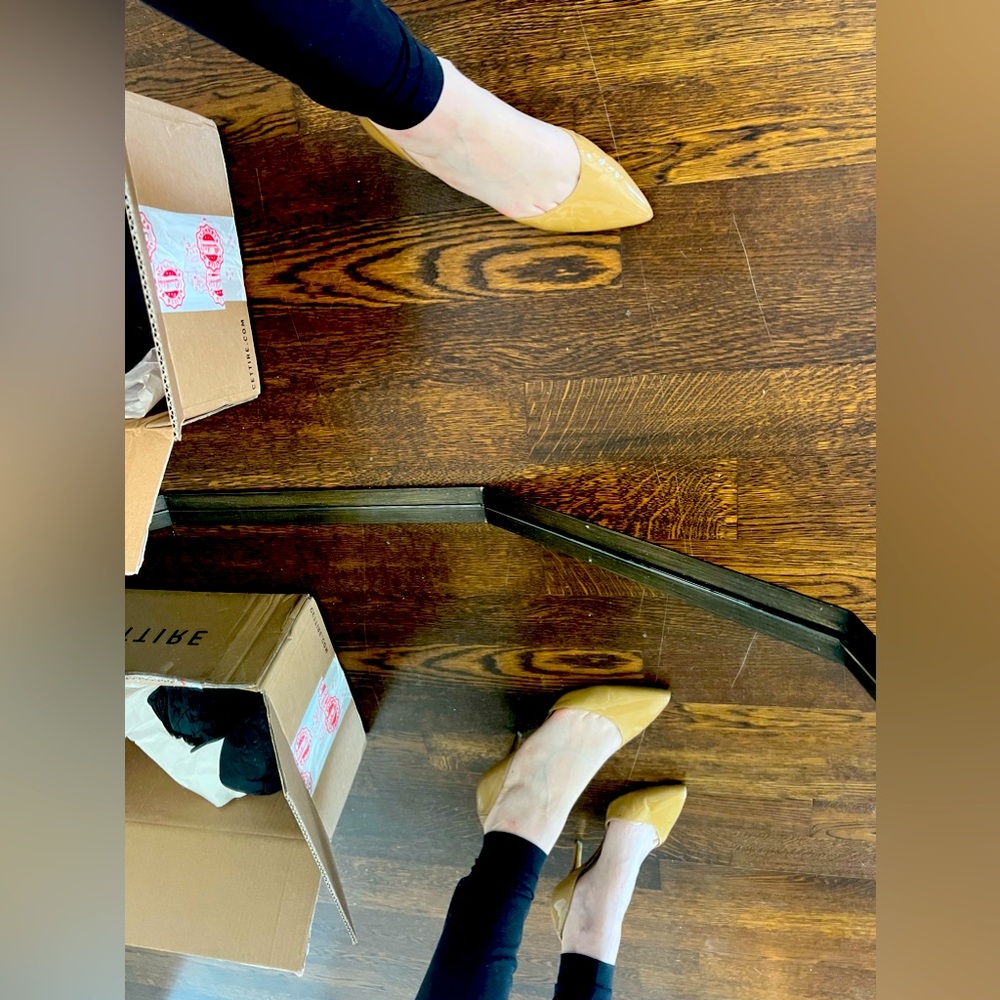 Sam Edelman nude kitten heels